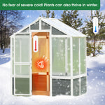 Wooden Walk-In Greenhouse 76''x48''x86''