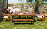 GO 6-8 Person Outdoor Acacia Wood Dining Set