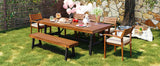 GO 6-8 Person Outdoor Acacia Wood Dining Set