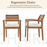GO 6-8 Person Outdoor Acacia Wood Dining Set