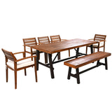 GO 6-8 Person Outdoor Acacia Wood Dining Set