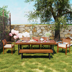 GO 6-8 Person Outdoor Acacia Wood Dining Set