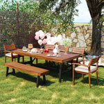 GO 6-8 Person Outdoor Acacia Wood Dining Set