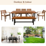 GO 6-8 Person Outdoor Acacia Wood Dining Set